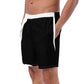 LBS Men's Swim Trunks - Stylish and confident male artist wearing vibrant swim trunks by SpotlYght Seeker