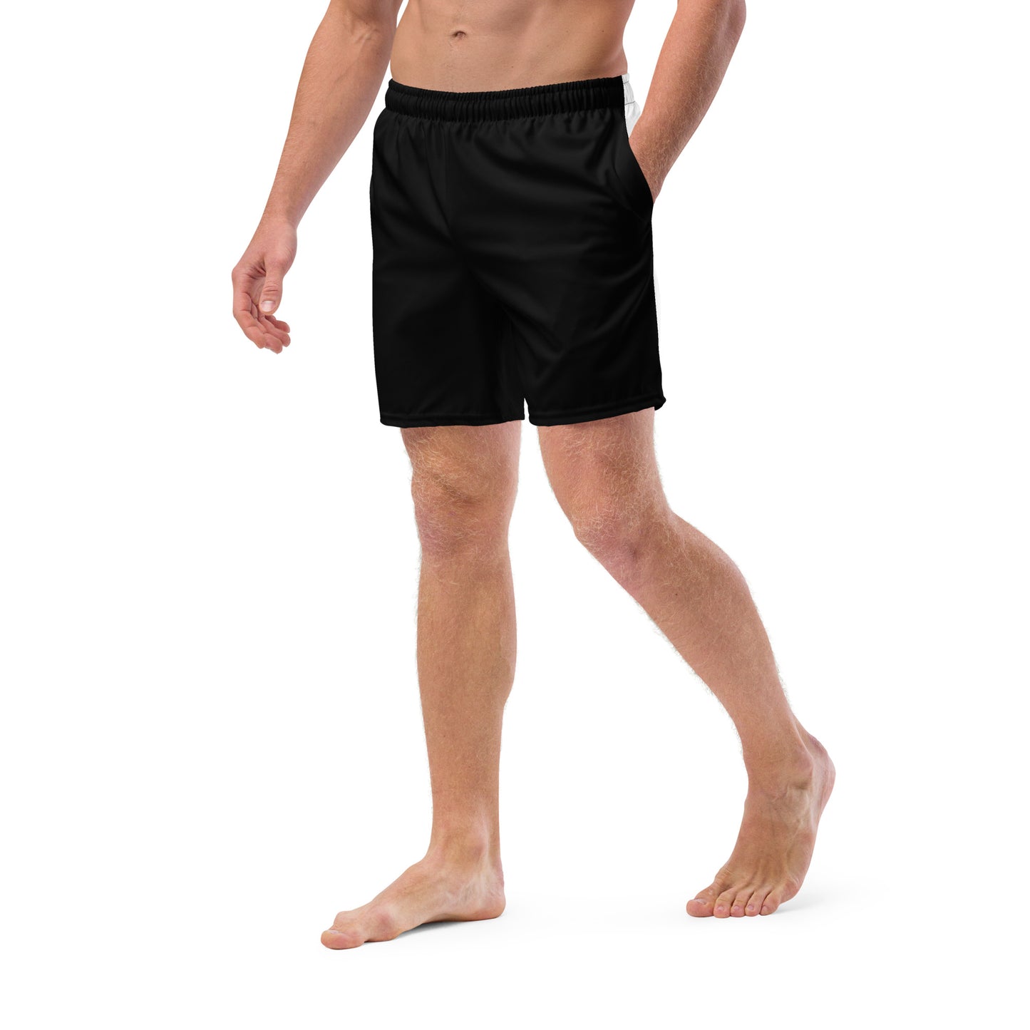 LBS Men's Swim Trunks -  BLK Front