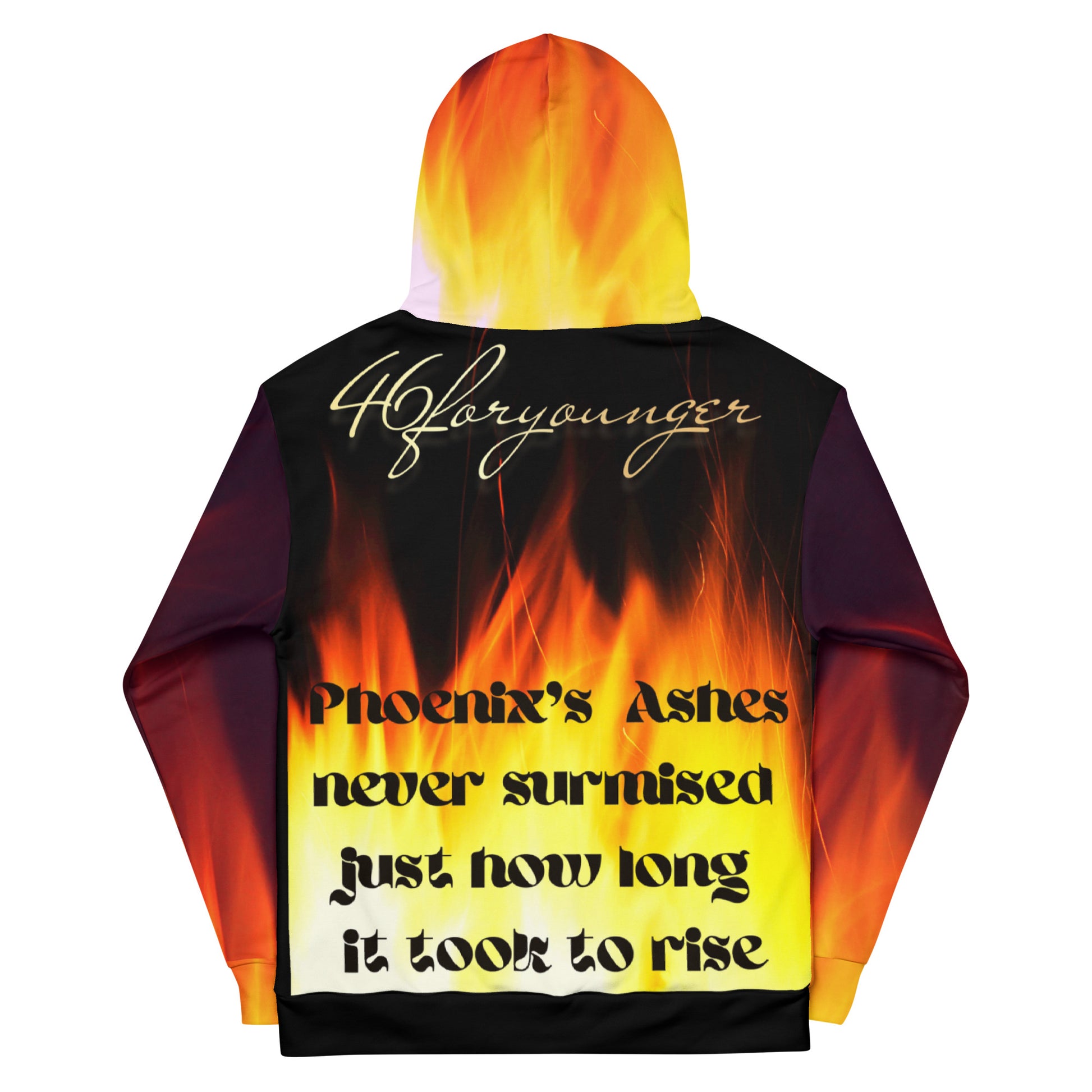 SpotlYght Seeker Artist on Fire Merch - A bold and empowering 46 Fan collection piece to ignite your journey and rise like a Phoenix. 🌟