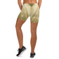 Female artist shine bright in the spotlight while rocking your Gold Spotlyght Short Shorts.  Elevate your style and confidence with our statement fashion for artists.