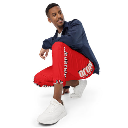 Mojo Unisex Track Pants - Alizarin