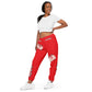 Mojo Unisex Track Pants - Alizarin