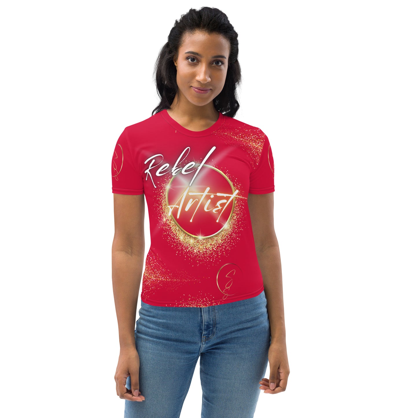 Rebel Artist Women's T-Shirt - Crimson
