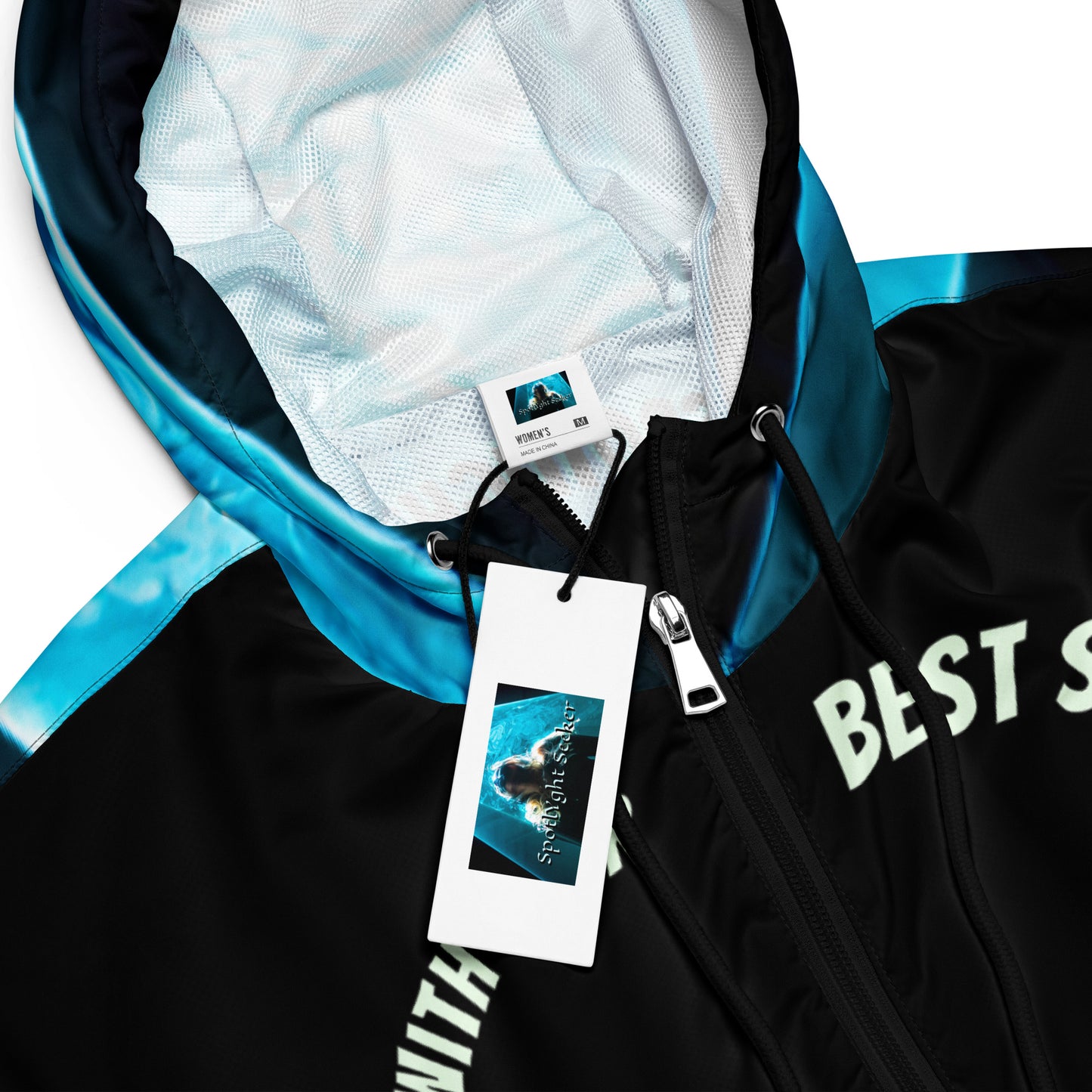 Women’s Aqua SpotlYght Cropped Windbreaker