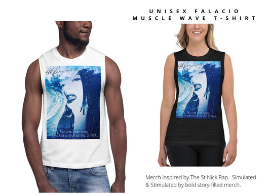 Falacio Wave Unisex Muscle Shirt - SND3