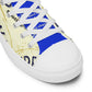 Perpetually Woke Artist Men’s High Top Canvas Shoes