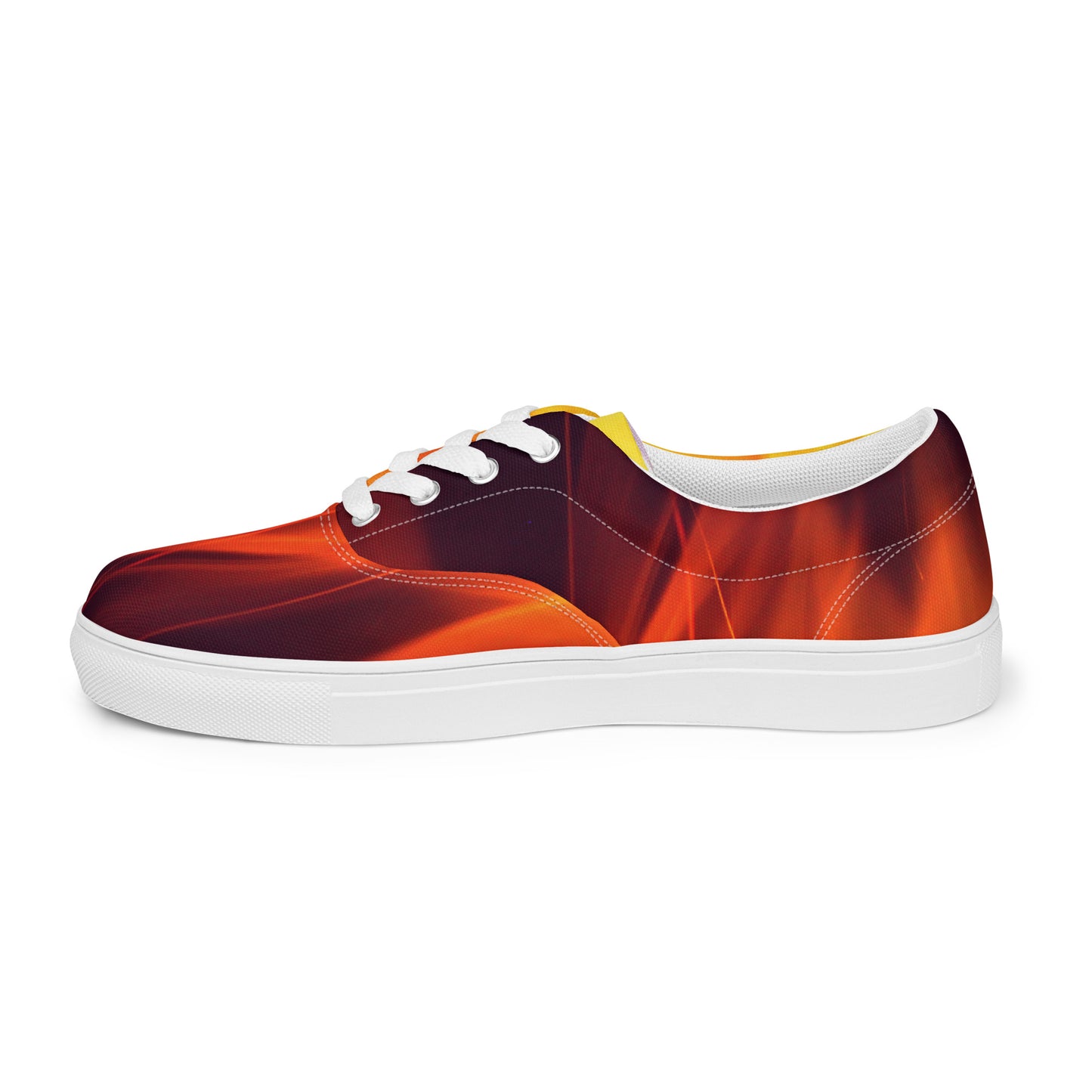 Artist on Fire Men’s Lace-Up Canvas Shoes