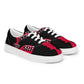 SpotlYght Seeker Men’s Lace-Up Canvas Shoes in Crimson – Step into bold style and self-expression with these fiery red shoes for the male artist.