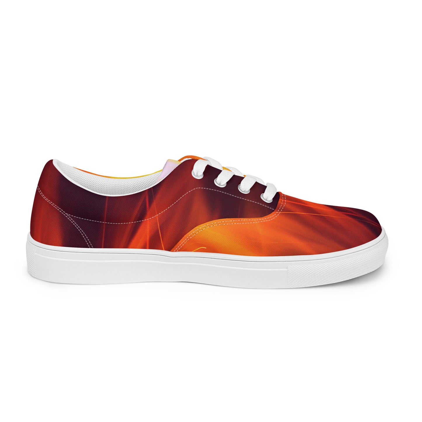 Artist on Fire Men’s Lace-Up Canvas Shoes