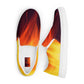 Artist on Fire Men’s Slip-On Canvas Shoes