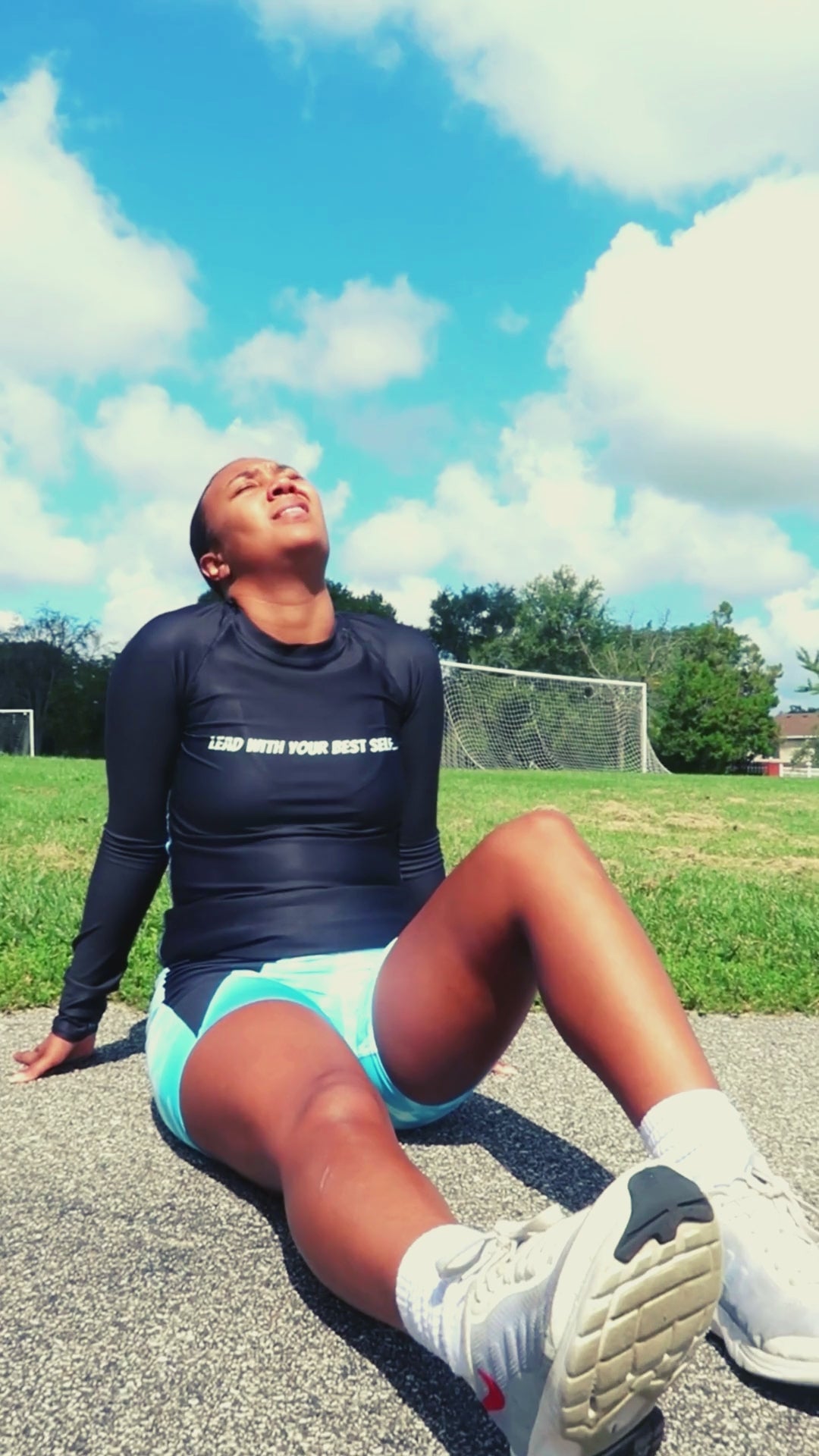 See yourself in the Spotlight in this LBS Women's Aqua Spotlight Rash Guard.