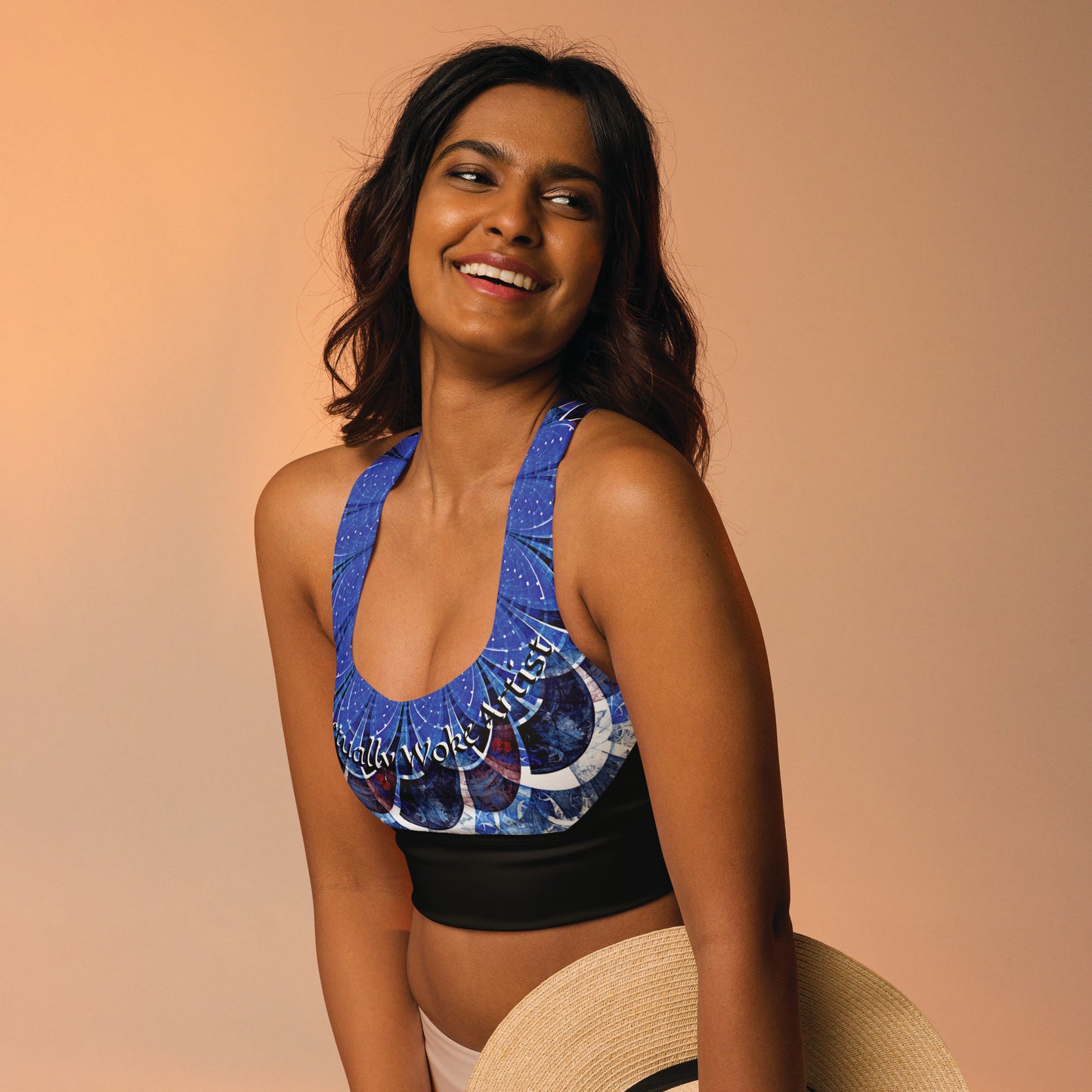 Perpetually Woke Artist Sports Bra