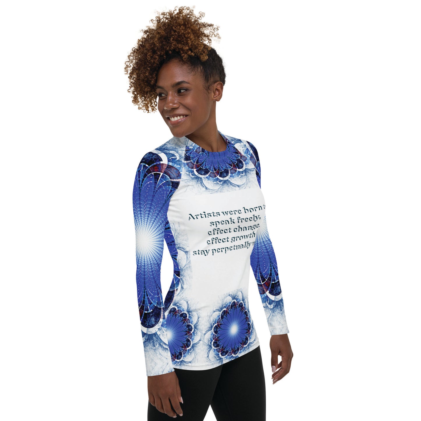 Perpetually Woke Women's Rash Guard