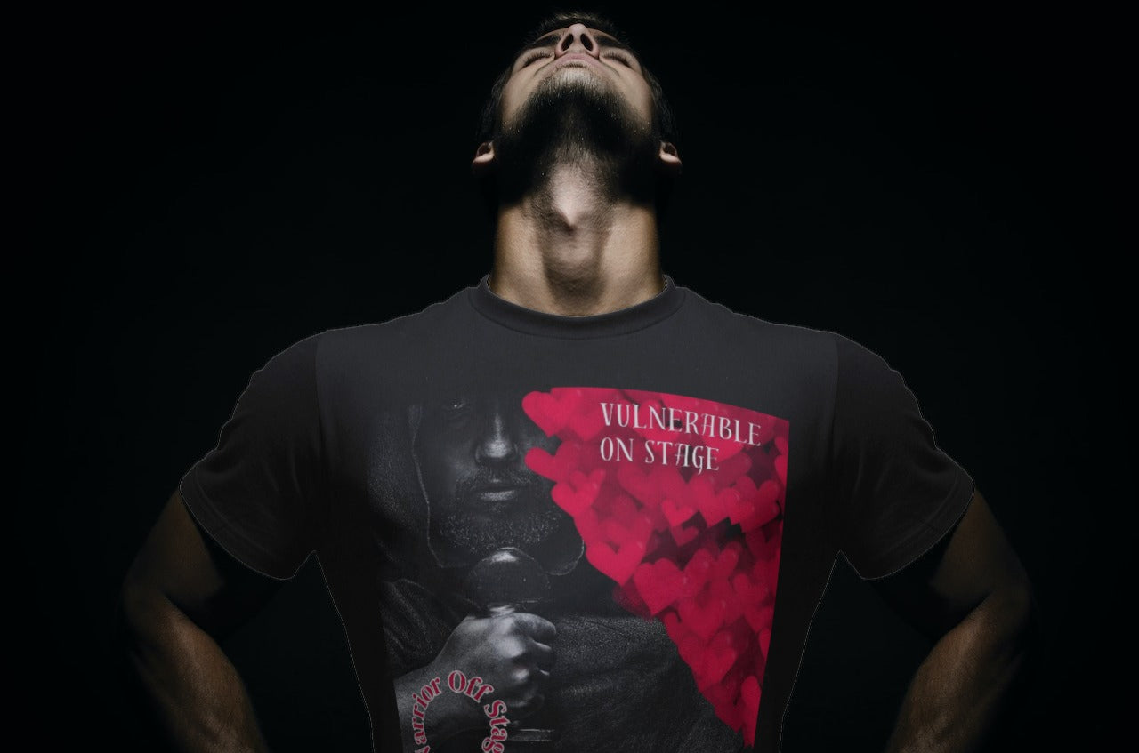 Unisex Artist Vulnerable Warrior T-Shirt - BAM Noir