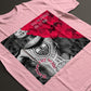 A bold and stylish Unisex Artist Vulnerable Warrior T-Shirt in Classic design, specifically crafted for Black Female Artists (BFA). The shirt features empowering graphics, celebrating authenticity on stage and fierce warrior strength off stage. Perfect for making a statement in the world of art and beyond.