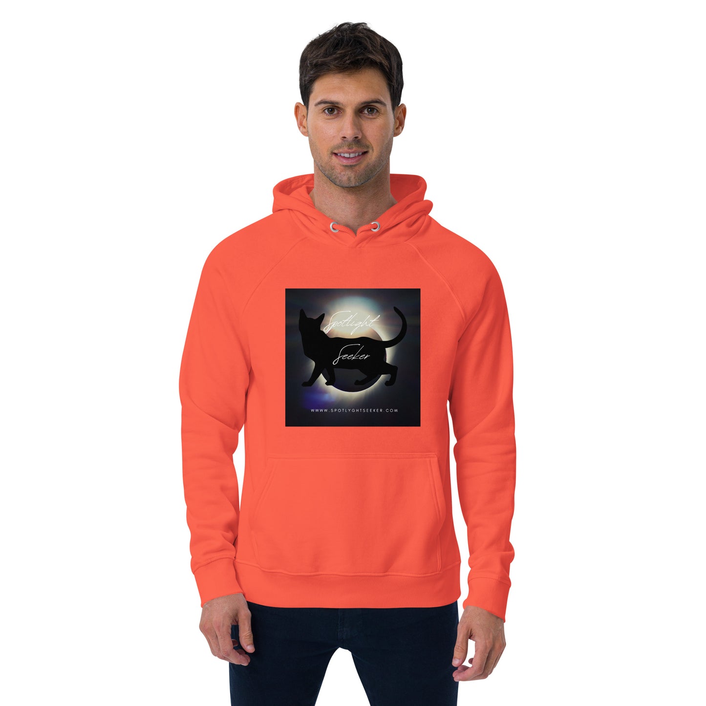 Cat Call Unisex Fitted Eco Hoodie - Success Around the Corner