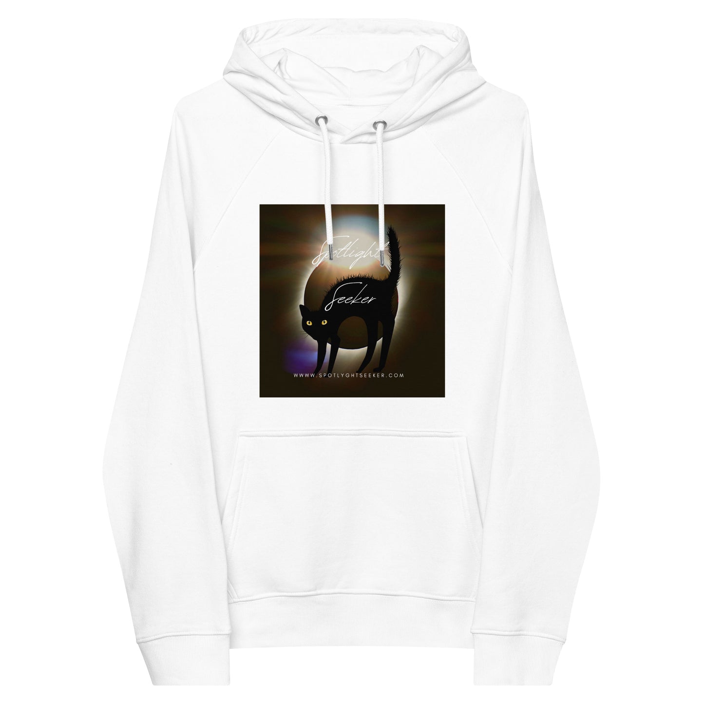 Cat Call Unisex Fitted Eco Hoodie - Woke Kitty