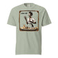 I Serve Art Waitress/Mic Heavyweight Unisex Light T-Shirt - Gold