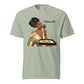 I Serve Art Golden Goddess Heavyweight Unisex Light Colored T-Shirt
