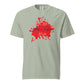 “Stan Me, Artist in Residence” tees featuring paint splatter designs, blending artistic creativity with stan culture. Available in 8 unique styles. Perfect for artists looking to attract fans and gigs. pale green tee