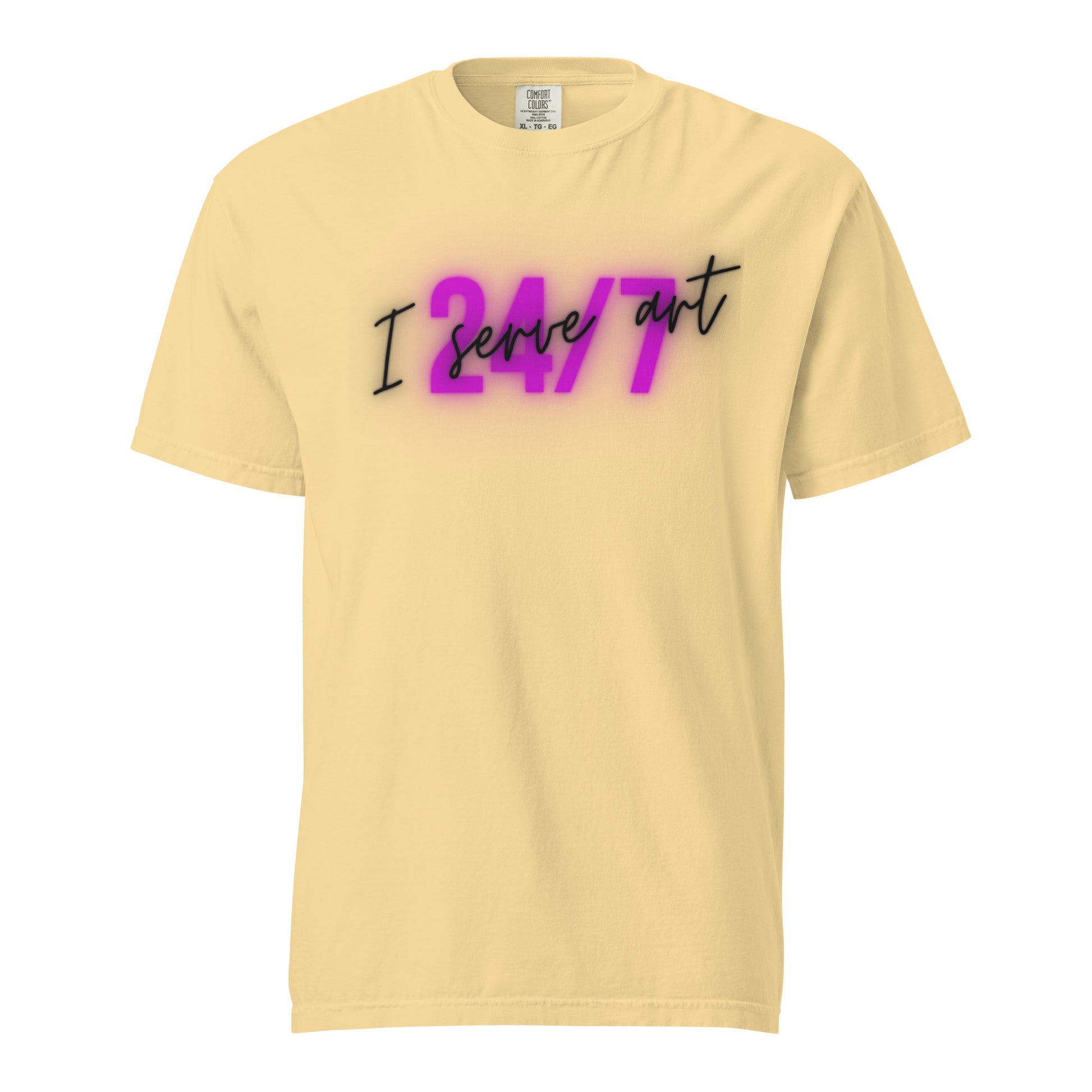 Artists, Artistic Expression, Creative Community, Inspire Wear, Let Em Know Collection, Artistic Opportunities, Conquer Fear, Claim Your Spotlight, Unleash Your Artistry, I Serve Art 24/7 Tee