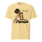 I Serve Art Golden Goddess Heavyweight Unisex Light Colored T-Shirt
