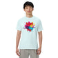 “Stan Me, Artist in Residence” tees featuring paint splatter designs, blending artistic creativity with stan culture. Available in 8 unique styles. Perfect for artists looking to attract fans and gigs.