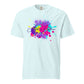 “Stan Me, Artist in Residence” tees featuring paint splatter designs, blending artistic creativity with stan culture. Available in 8 unique styles. Perfect for artists looking to attract fans and gigs.