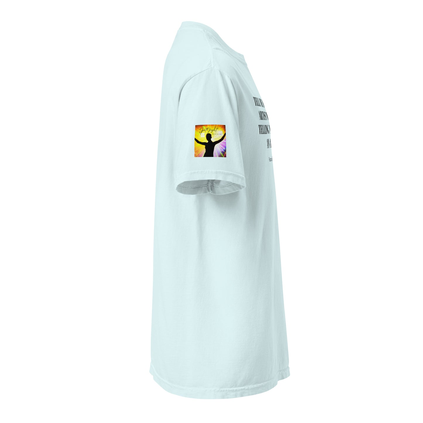 Tell 'Em/Fan Heavyweight Unisex T-Shirt w/Signature SpotlYght Tags - Yellow