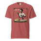 I Serve Art Waitress/Mic Heavyweight Unisex Dark T-Shirt - Gold