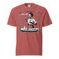 I Serve Art Waitress/Mic Heavyweight Unisex Dark T-Shirt - Silver