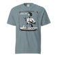 I Serve Art Waitress/Mic Heavyweight Unisex Dark T-Shirt - Silver