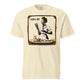 I Serve Art Waitress/Mic Heavyweight Unisex Light T-Shirt - Gold