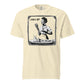 I Serve Art Waitress/Mic Heavyweight Unisex Light T-Shirt - Silver