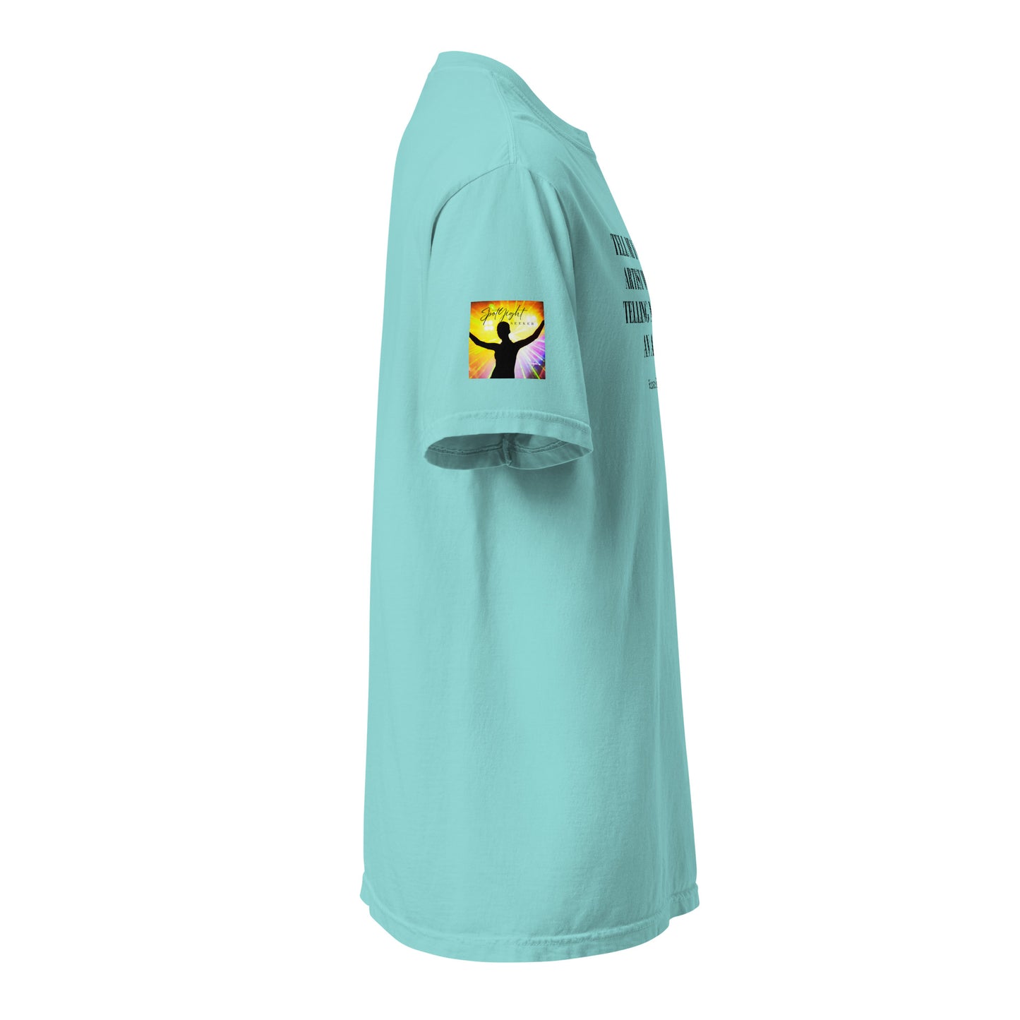 Tell 'Em/Fan Heavyweight Unisex T-Shirt w/Signature SpotlYght Tags - Yellow
