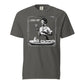 I Serve Art Waitress/Mic Heavyweight Unisex Dark T-Shirt - Silver