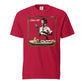 I Serve Art Waitress/Mic Heavyweight Unisex Dark T-Shirt - Gold