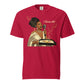 I Serve Art Golden Goddess Heavyweight Unisex Dark Colored T-Shirt
