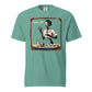 I Serve Art Waitress/Mic Heavyweight Unisex Dark T-Shirt - Gold