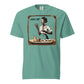 I Serve Art Waitress/Mic Heavyweight Unisex Light T-Shirt - Gold