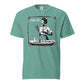 I Serve Art Waitress/Mic Heavyweight Unisex Dark T-Shirt - Silver
