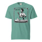 I Serve Art Waitress/Mic Heavyweight Unisex Light T-Shirt - Silver