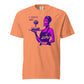I Serve Art Heavyweight Unisex T-Shirt - Purple Elegance