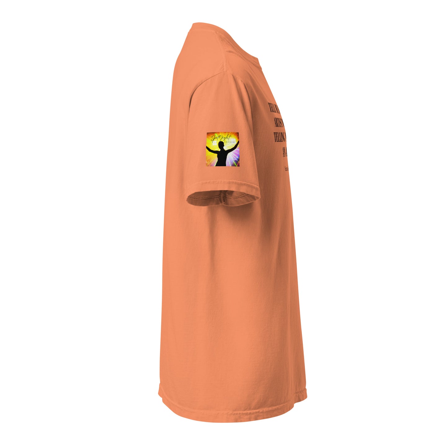 Tell 'Em/Fan Heavyweight Unisex T-Shirt w/Signature SpotlYght Tags - Yellow