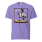 I Serve Art Waitress/Mic Heavyweight Unisex Dark T-Shirt - Gold