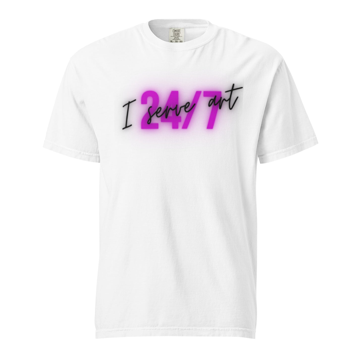 Artists, Artistic Expression, Creative Community, Inspire Wear, Let Em Know Collection, Artistic Opportunities, Conquer Fear, Claim Your Spotlight, Unleash Your Artistry, I Serve Art 24/7 Tee