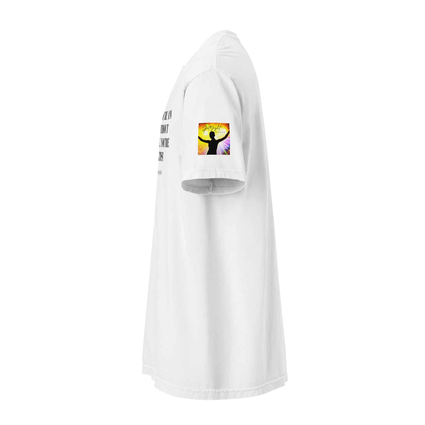 Tell 'Em/Fan Heavyweight Unisex T-Shirt w/Signature SpotlYght Tags - Yellow