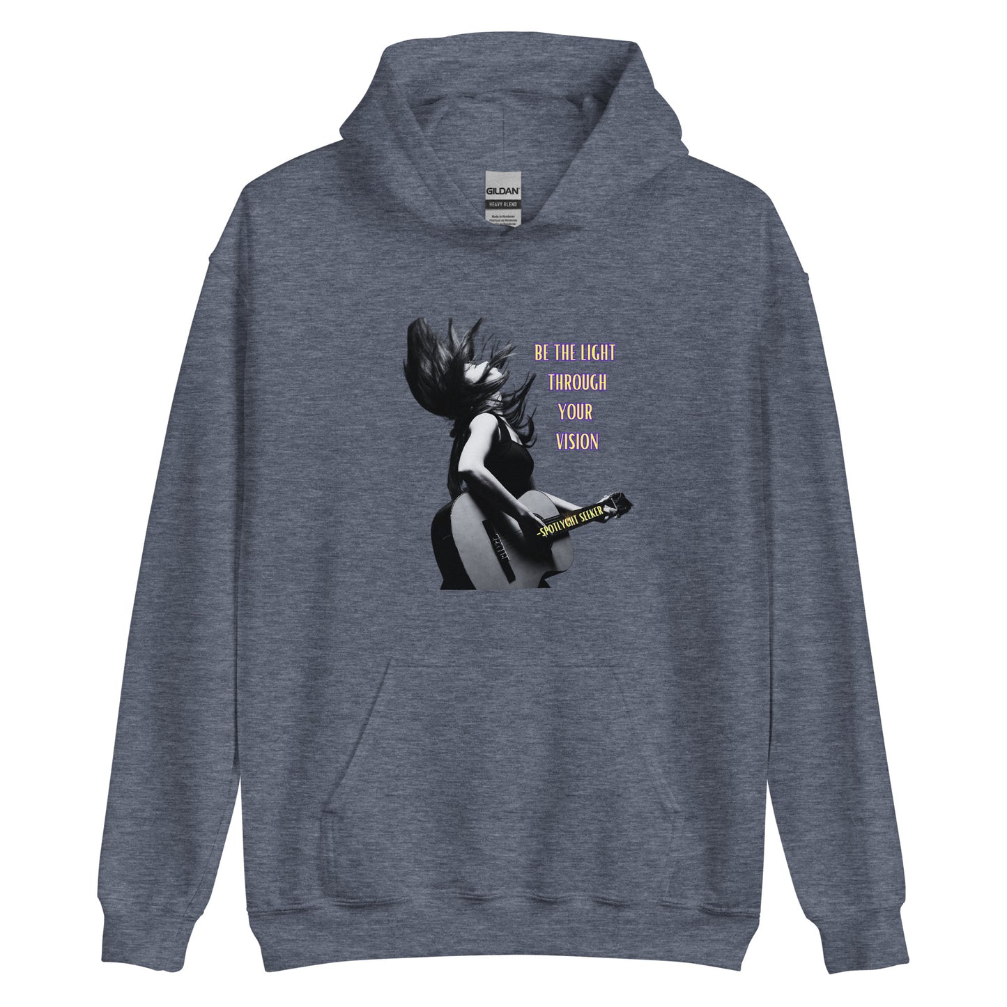 Be the Light Unisex Hoodie - B&W