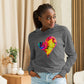 Bravo & Roses Hooded Long-Sleeve Tee - Bouquet: A stylish and comfortable hooded tee, because artists deserve praise. Featuring intricate designs and vibrant colors, it's perfect for expressing your unique fashion sense.