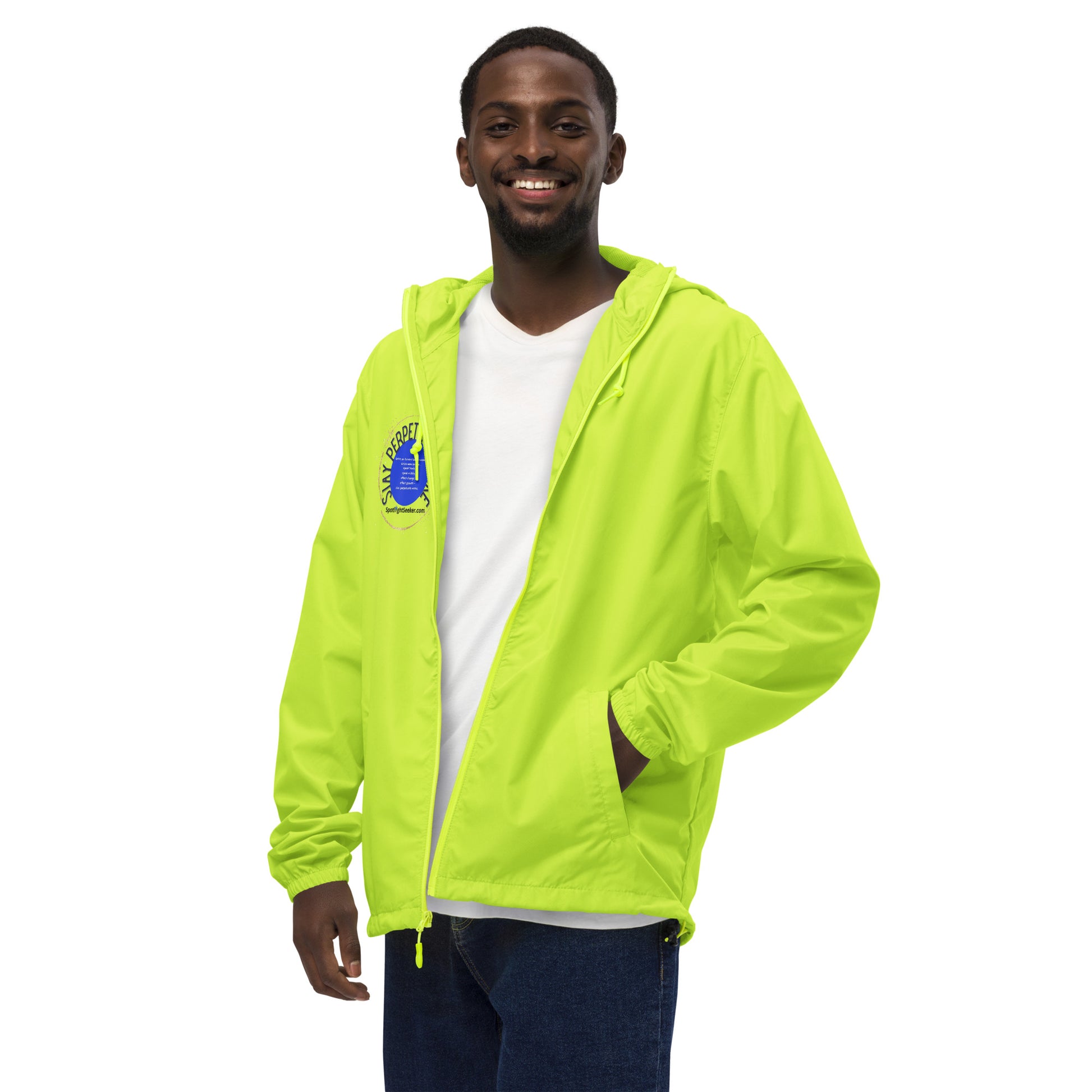 Stay Perpetually Woke' Artist Windbreaker - Embodying creativity, confidence, and artistic expression.